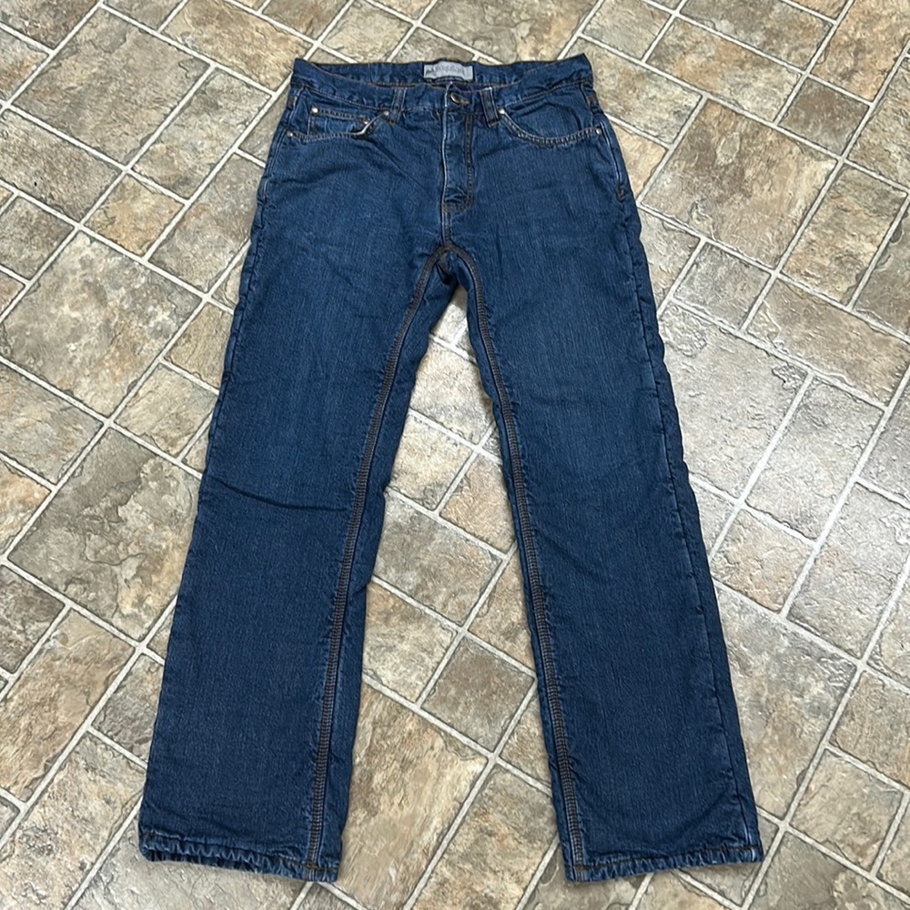 WindRiver LINED Straight Fit Jeans, Blue